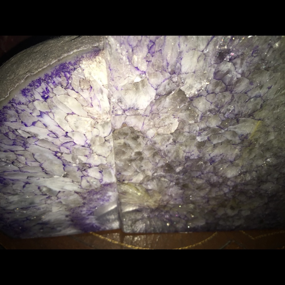 Agate Book Ends